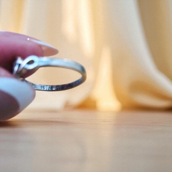 S925 Sterling Silver Infinity Ring 5 - Picture 5 of 6